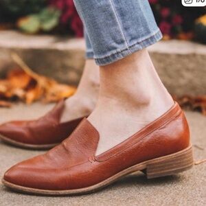Madewell Womens Brown Leather Loafers